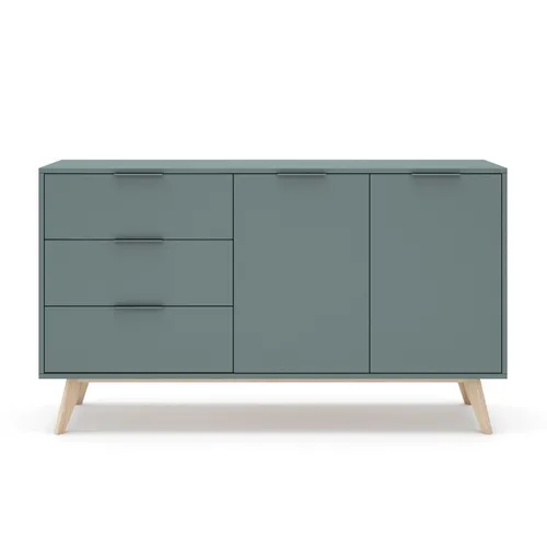 BARGUE?O PISCO 2 PUERTAS 3 CAJ 140 CMS KAKI 9902ZP - Muebles para TV, Uruguay | Rosas Hermanos