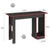 Escritorio Gamer MC08-GF/VM Grafito/Rojo – Mesa para PC Torre y Setup Gamer en Multicolor - Escritorios y sillas de escritorio, Uruguay | Mulata, vista 5 de 6