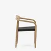 Silla Nina madera maciza - de acacia y cuerda negro en Negro - Sillas, Uruguay | Kavehome, vista 8 de 10