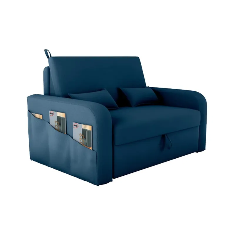 Sofa Cama 2 Plazas Abertura Frontal Ruedas Patas De Plastico - Sillones y sofás, Uruguay | Lais Muebles