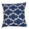 ALMOHADON ESTAMPADO 45x45CM GEOMETRICO AZUL/BLANCO - Textiles, Uruguay | Decohogar, vista 1 de 3