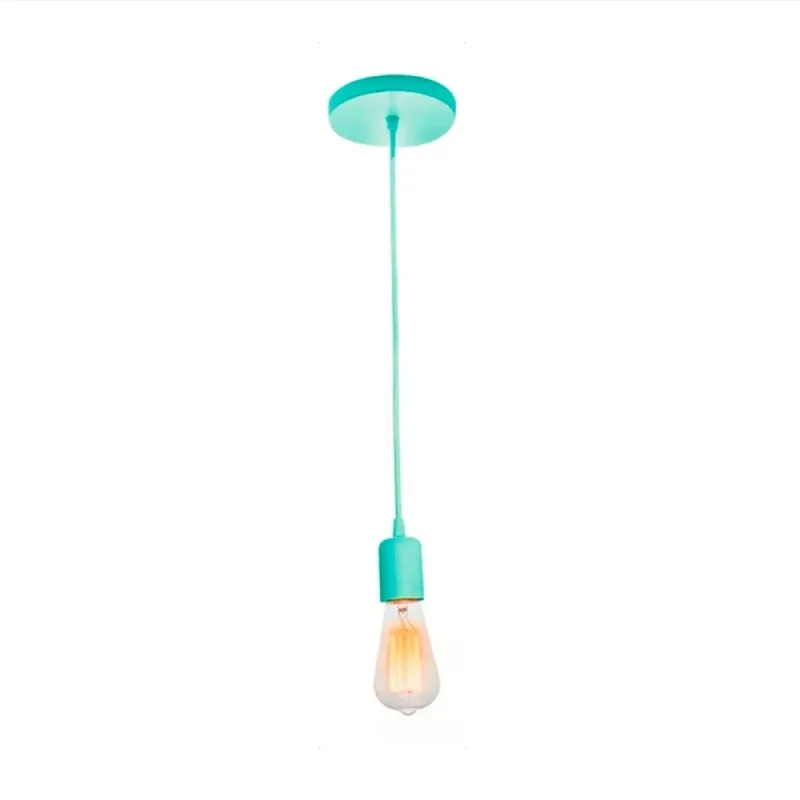 Lámpara Colgante Decorativa Rainbow Celeste - Lámparas colgantes, Uruguay | Serlux