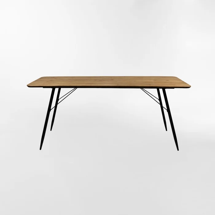 MESA DE COMEDOR ROGER NATURAL  en Marrón - Mesas de comedor, Uruguay | Viasono, vista 2