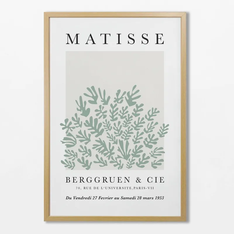 Matisse - Verde agua N.02 - Láminas, Uruguay | La Cuadrería
