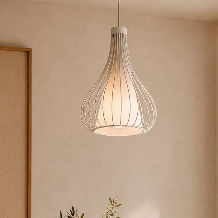 Lámpara blanca de techo Moma en Blanco - Lámparas colgantes, Uruguay | Alta Gracia Deco
