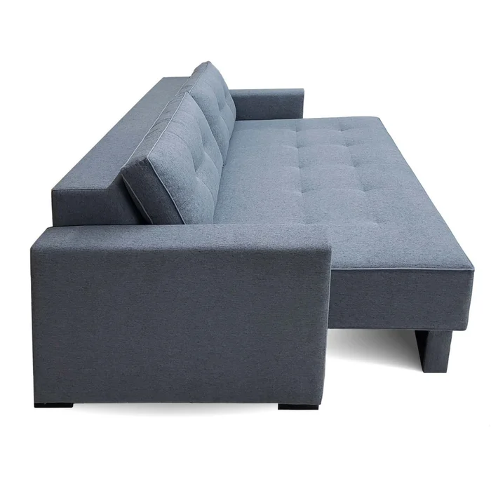 Sofá Cama Tela Gris Paradise en Gris - Sillones y sofás, Uruguay | Divino, vista 4