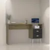 Escritorio 2 Cajones NOGAL/Negro - Escritorios y sillas de escritorio, Uruguay | Que Sal Muebleria, vista 8 de 16