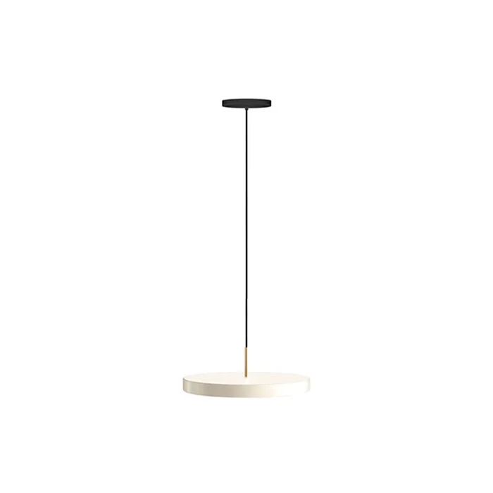 Luminaria LED Colgante Florence Pequeña Blanca 12W en Blanco - Lámparas colgantes, Uruguay | Serlux, vista 4