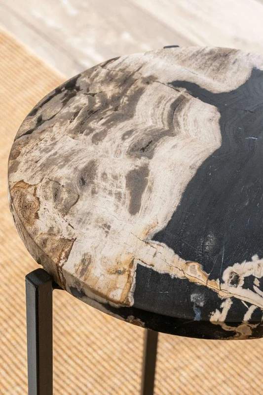 MESA PETRIFICADA BLACK en Negro - Mesas de living, Uruguay | La Iberica, vista 7