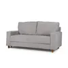 Sofá Modus (Outlet) - Tela Microfibra - 2 cuerpos - Berlin 05 (Ceniza) en Gris - Sillones y sofás, Uruguay | NYR, vista 1 de 3