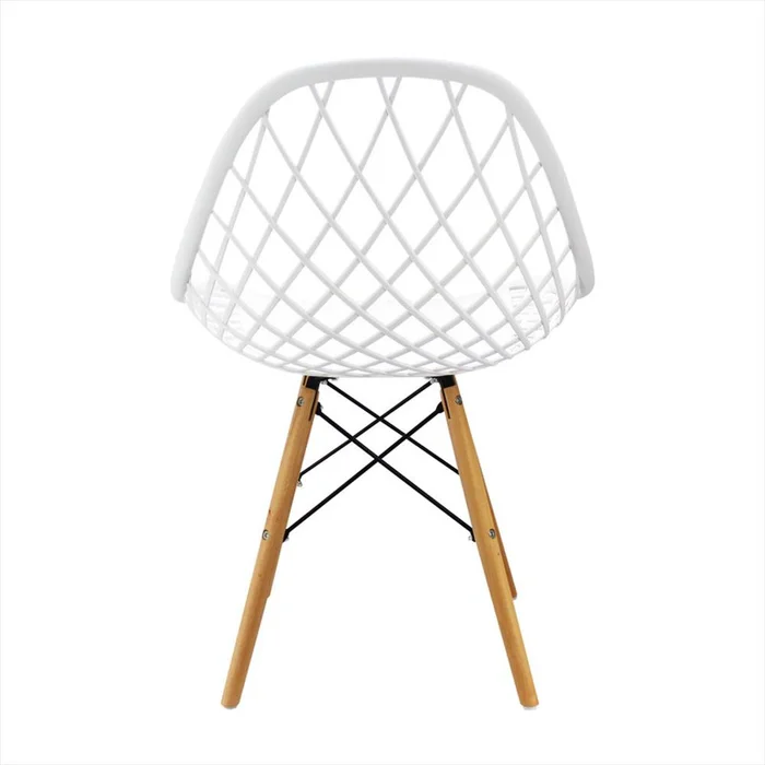 SILLA KAILA DSW MADERA - COLOR BLANCA en Blanco - Sillas, Uruguay | Champagne Home, vista 2