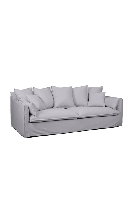 Sofá Hobart, 3 Cuerpos - Gris en Gris - Sillones y sofás, Uruguay | Indian, vista 3