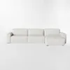 Sofá con chaise LOFT Blanco DERECHO - Sillones y sofás, Uruguay | Viasono, vista 2 de 4
