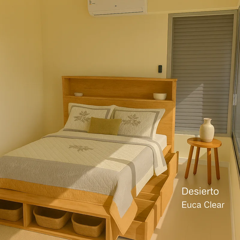 Cama Ginebra en Madera natural - Dormitorio, Uruguay | Tree House Deco, vista 9