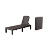 Reposera Plegable Polipropileno Marron Tulum en Marrón - Muebles para el exterior, Uruguay | Divino, vista 2 de 2