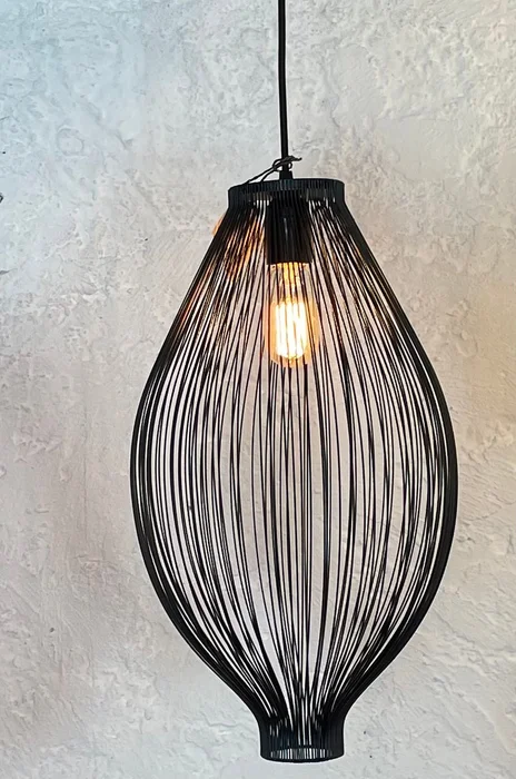 Lámpara KRONA B grande en Negro - Lámparas colgantes, Uruguay | Simple Deco