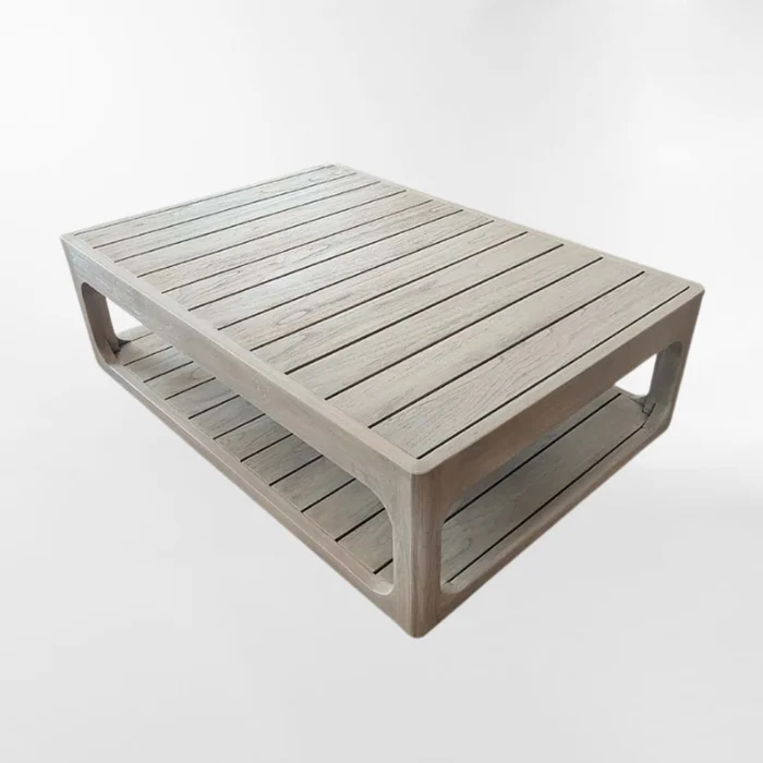 MESA DE EXTERIOR PALMA Beige CENTRAL en Madera natural - Mesas de comedor, Uruguay | Viasono, vista 3