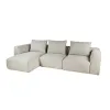 SOFA CORSO CHAISE IZQUIERDO 296X105X80CM TELA BEIGE - Sillones y sofás, Uruguay | Vinibel, vista 2 de 2