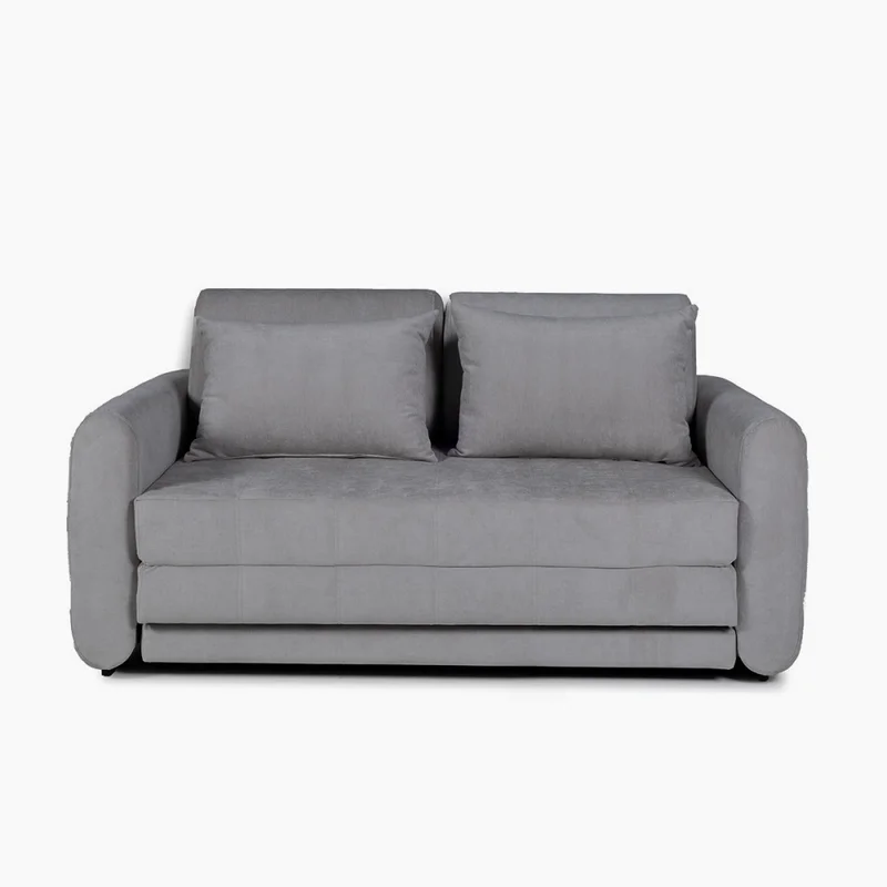 Sofá Cama Parma - Tela Microfibra - TC1011 (Grafito) en Gris, Uruguay | NYR, vista 3