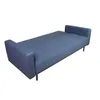 Sofá Cama 2 Cuerpos Tela Azul Hugo en Azul - Sillones y sofás, Uruguay | Divino, vista 5 de 7