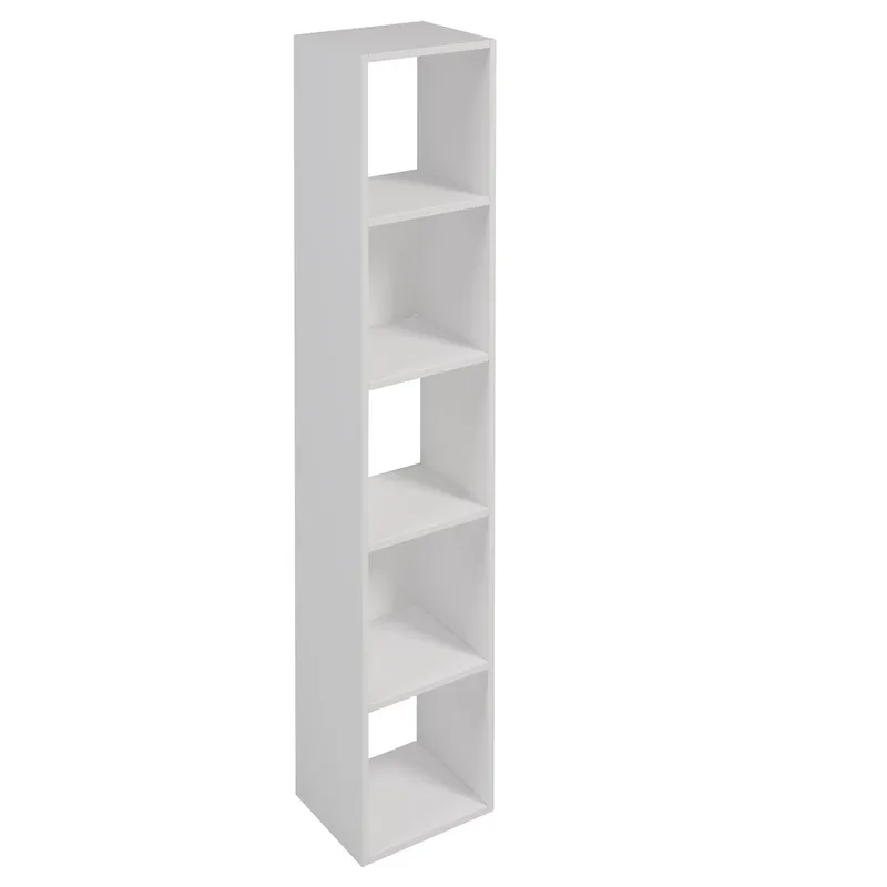Estanteria 5 Nichos Morris en Blanco - Bibliotecas, Uruguay | Unsi