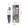 Multiuso Organizador Zapatera Lince 2 Puertas 7 Estantes con Nichos - Blanco en Blanco - Roperos y placares, Uruguay | Mulata, vista 5 de 9