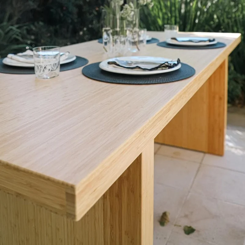 Mesa de Comedor Amalfi en Madera natural - Muebles, Uruguay | Uruguay Bamboo, vista 6