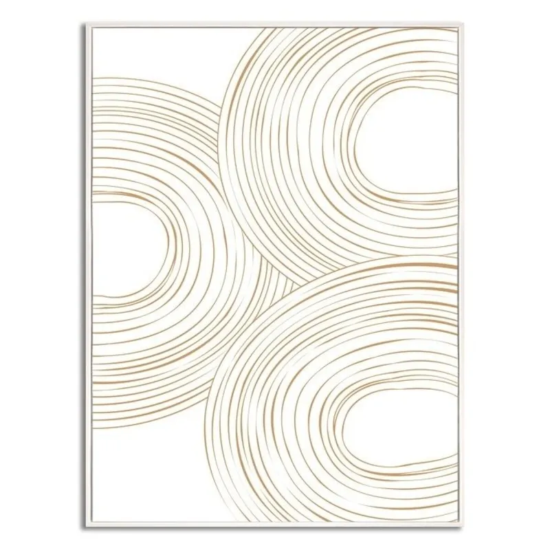 CUADRO CANVAS 30x40cm MARCO FIGURAS BEIGE 1 en Beige - Decoración de pared, Uruguay | Decohogar