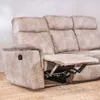 Sillón Reclinable Thomas 3 Cuerpos Beige - Beige en Beige - Sillones y sofás, Uruguay | Aihaus, vista 4 de 5