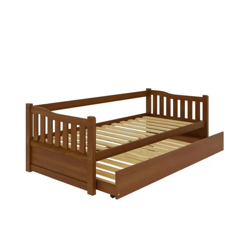 Cama Marinera - 1 Plaza Pino - Marrón - Línea Versátil en Marrón - Dormitorio, Uruguay | Ecowood