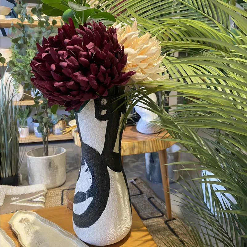 Florero Black & White en Multicolor - Jarrones, Uruguay | Tutto Deco, vista 3