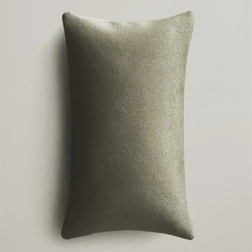 FUNDA DE COJÍN LANA en Verde oliva - Textiles, Uruguay | Zara Home