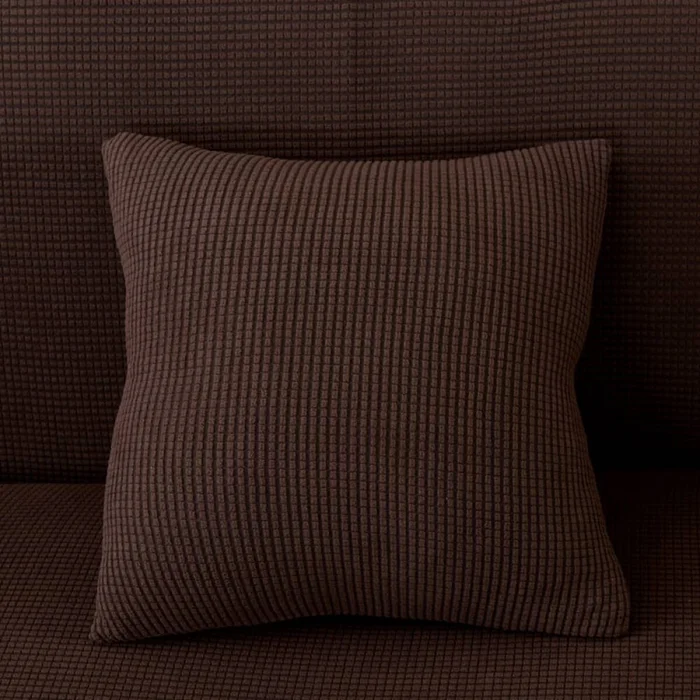 Funda de almohadón 40x40 cm - chocolate en Marrón - Textiles, Uruguay | Buho Store
