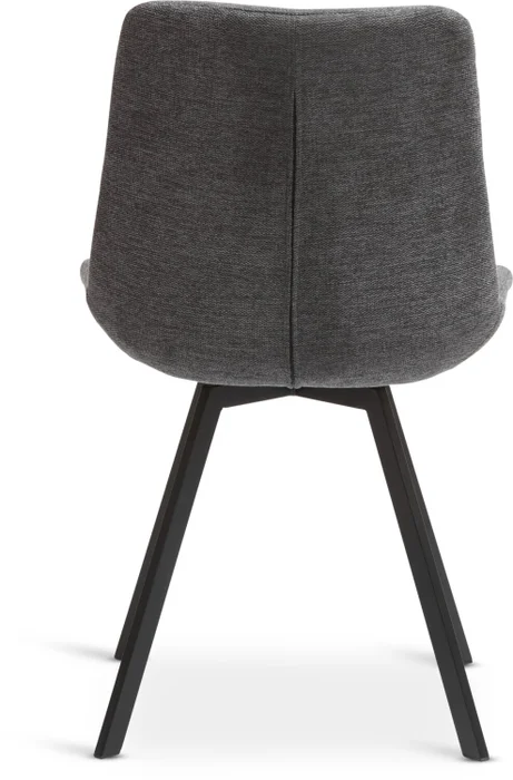 Silla de comedor HYGUM giratoria gris/negro en Gris - Sillas, Uruguay | JYSK, vista 3