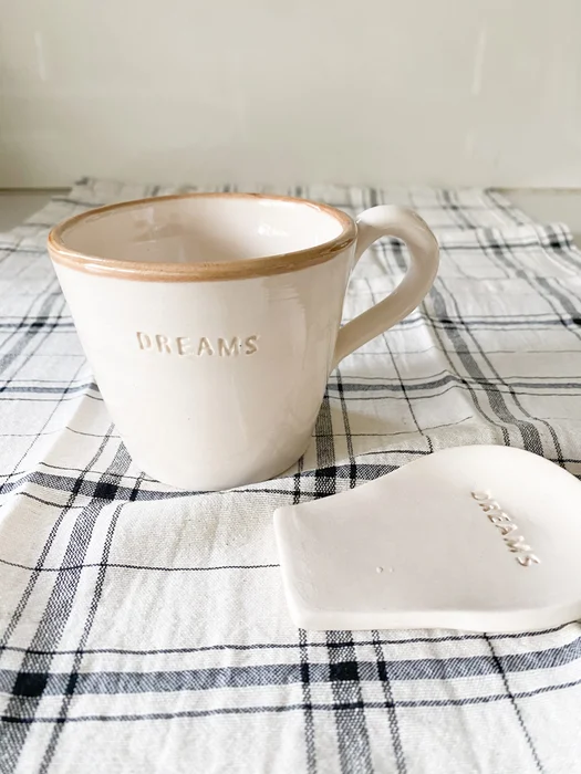 Taza + apoya cucharita en Beige - Decoración, Uruguay | Dreams On Time, vista 10