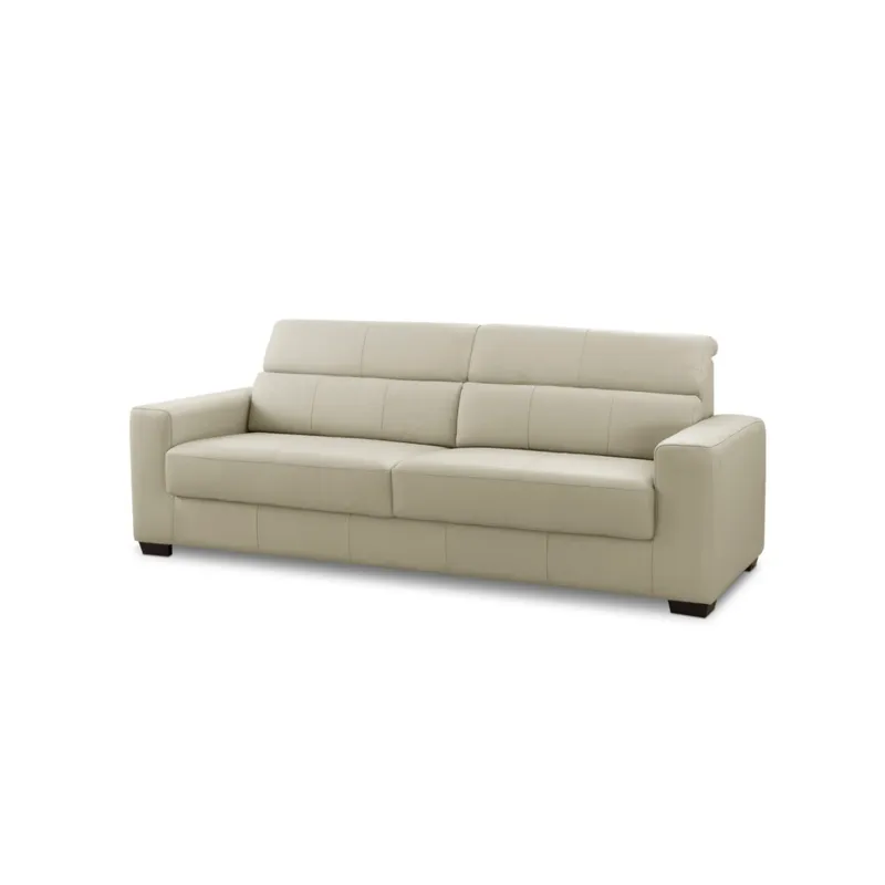 Sofá Sillon 100% cuero 3 Cuerpos Arena Sublime - Sillones y sofás, Uruguay | Berna home