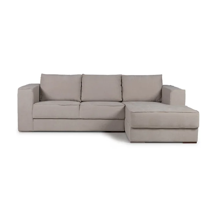 Rinconera Olimpus - Tela Microfibra - Chaise derecho - Kruger 02-152 (Beige) en Beige - Sillones y sofás, Uruguay | NYR, vista 2