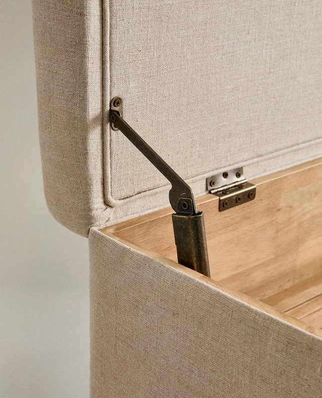 BANCO ALMACENAJE GRANDE en Beige - Butacas, banquetas y puffs, Uruguay | Zara Home, vista 4
