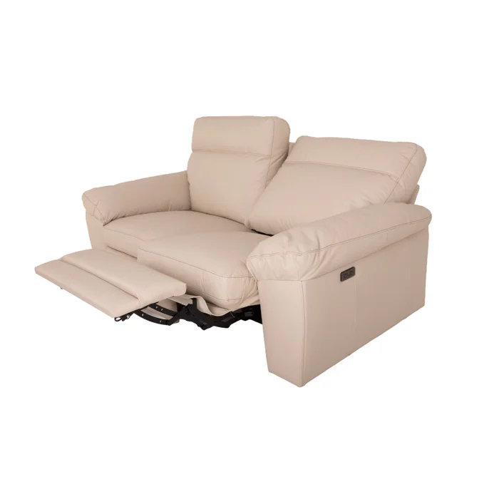 Sofá Recliner 2 Cuerpos Cuero-100-natural Natural-beige Imperial Arena en Beige - Sillones y sofás, Uruguay | Divino, vista 6