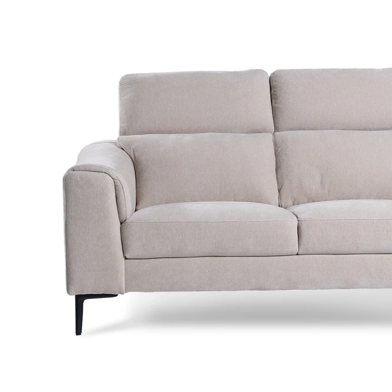 Sofá Hashtag - Tela Microfibra - 2 cuerpos - 6686-4 Beige en Beige - Sillones y sofás, Uruguay | Nyr, vista 6