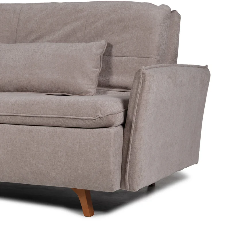 Sofá Cama Maira - C/Brazos - Tela Microfibra - 10287 (Tostado) en Marrón - Sillones y sofás, Uruguay | Nyr, vista 6