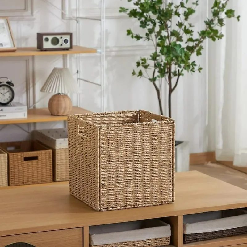 Cesta cuadrada ratán - Canastos, Uruguay | Buho Store