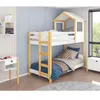 Cama cucheta 1 Plaza Madera Maciza - Juvenil en Multicolor - Dormitorio, Uruguay | Rústico Hogar, vista 2 de 2