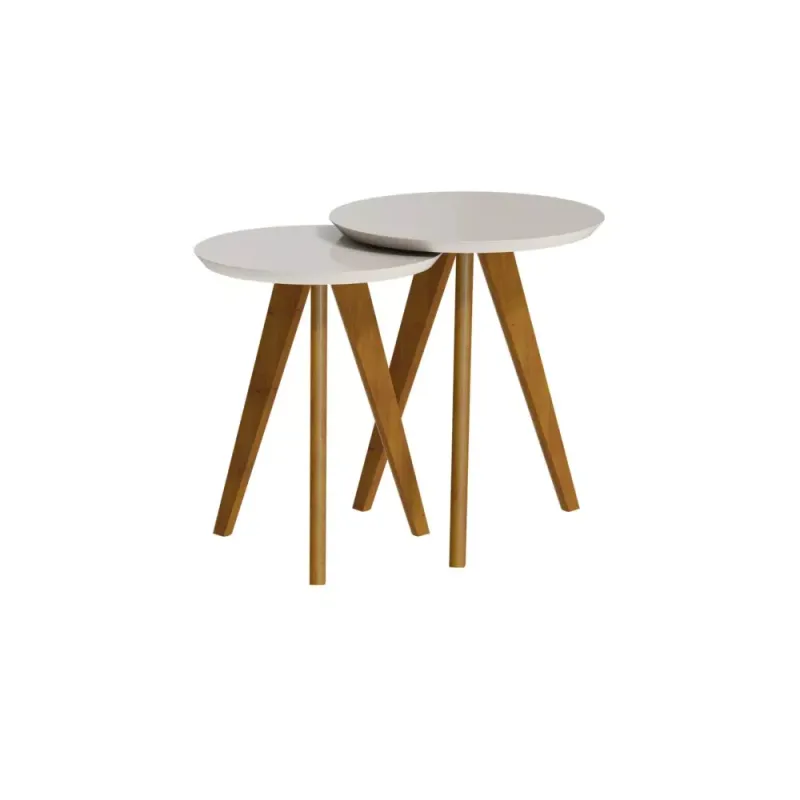 Set de mesas de arrime redondas - Mesas de arrimo, Uruguay | Concetto Casa