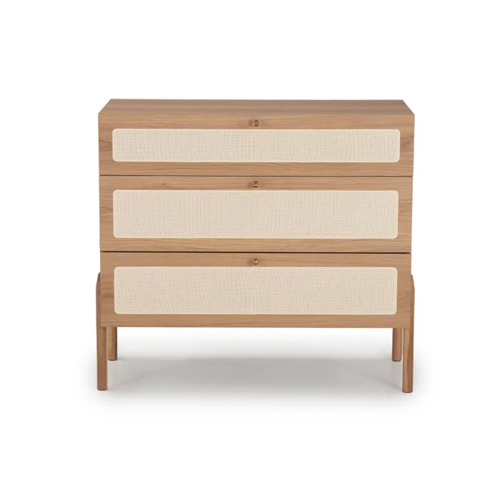 Comoda Oslo - Natural con tejido en Marrón - Cómodas, Uruguay | Nyr, vista 5