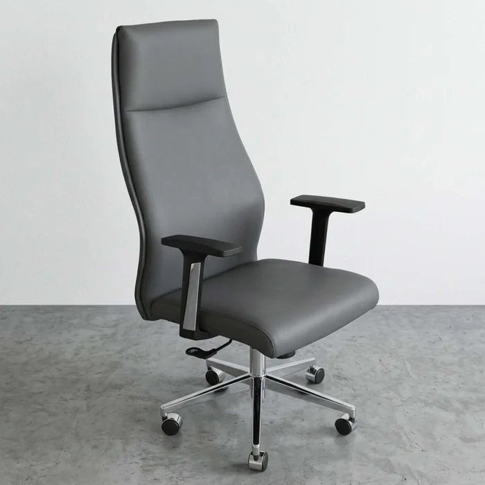 Silla De Oficina Malla Gris Perseo en Gris - Escritorios y sillas de escritorio, Uruguay | Divino