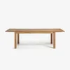 Mesa extensible Isbel 180 (260) x 90 cm madera maciza de roble en Madera natural - Mesas de comedor, Uruguay | Kavehome, vista 5 de 10