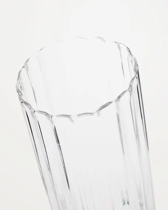 Jarrón Neblan de vidrio transparente 30 cm en Multicolor - Jarrones, Uruguay | Kavehome, vista 3