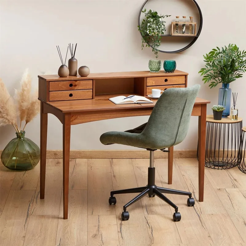 Escritorio 110cm Milan - Madera Maciza en Madera natural - Escritorios, Uruguay | Balton, vista 13