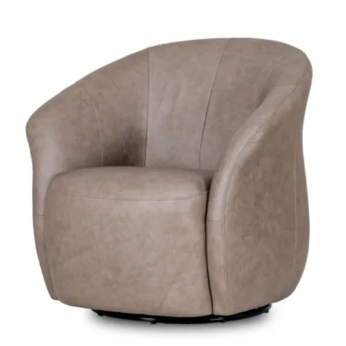 Butaca Giratoria Maite en Beige - Butacas, banquetas y puffs, Uruguay | New York Home